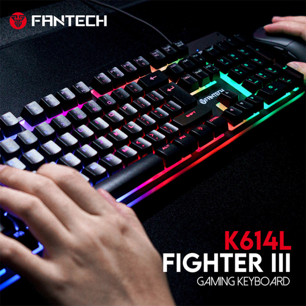 Tastatura Gaming Fantech K614L Fighter II crna - G210369