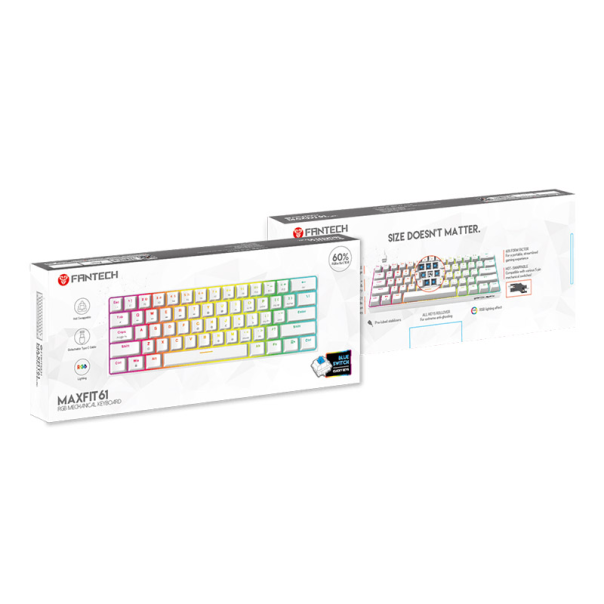 Tastatura mehanička Gaming Fantech MK857 RGB Maxfit61 FROST Wireless Space Edition (blue switch) - G204525