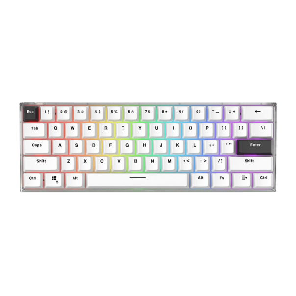 Tastatura mehanička Gaming Fantech MK857 RGB Maxfit61 FROST Wireless Space Edition (blue switch) - G204525