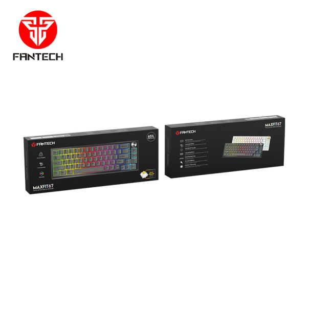 Tastatura mehanička Gaming Fantech MK858 RGB MaxFit67 crna (white switch) - G201035
