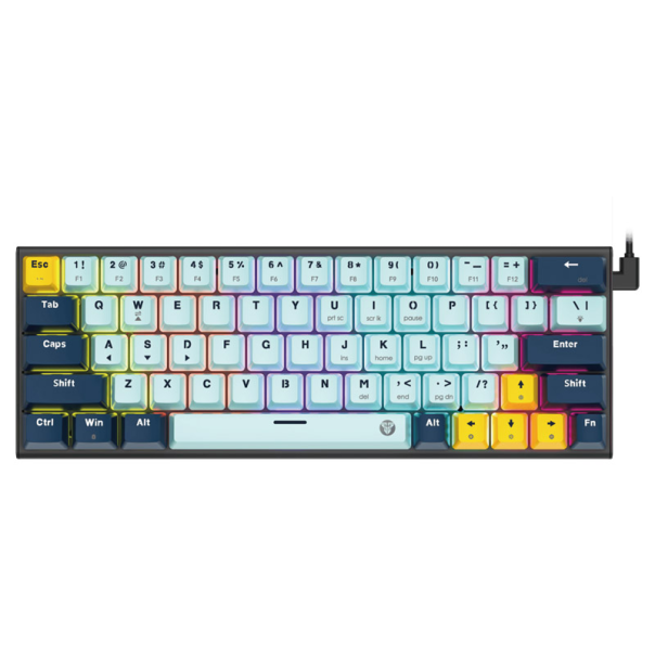 Tastatura mehanička Gaming Fantech MK874 RGB Atom 63 SkyBlue (red switch) - G217302