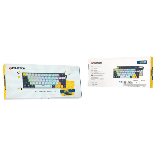 Tastatura mehanička Gaming Fantech MK874 RGB Atom 63 navy (BLUE switch) - G214006