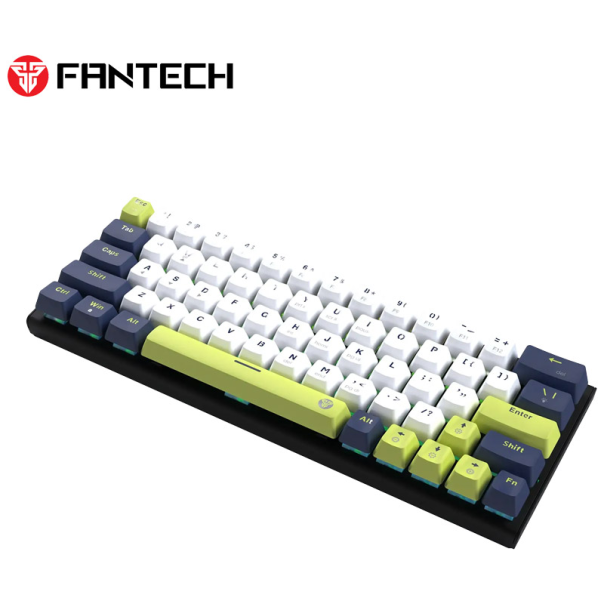 Tastatura mehanička Gaming Fantech MK874V2 RGB Atom 63 Mori bela (blue switch) - G621920
