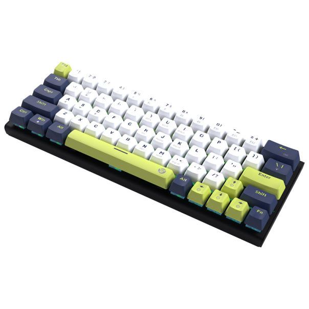 Tastatura mehanička Gaming Fantech MK874V2 RGB Atom 63 Mori bela (red switch) - G221861