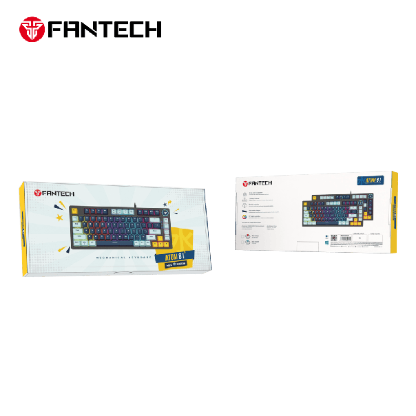 FANTECH Gejmerska tastatura MK875 Atom 81 Navy Red switch - 214009