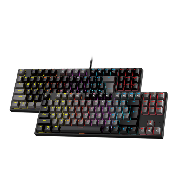 Tastatura mehanička Gaming Fantech MK876 RGB Atom TKL crna (Red switch) - G207878