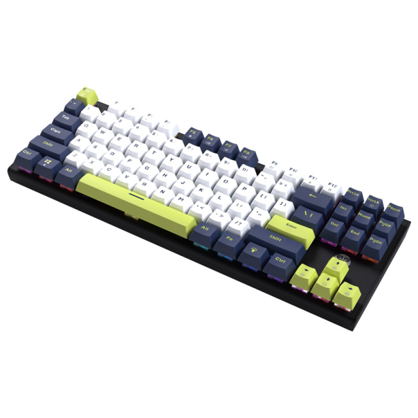 Tastatura mehanička Gaming Fantech MK877S RGB Atom 87S Mori bela (red switch) - G221863