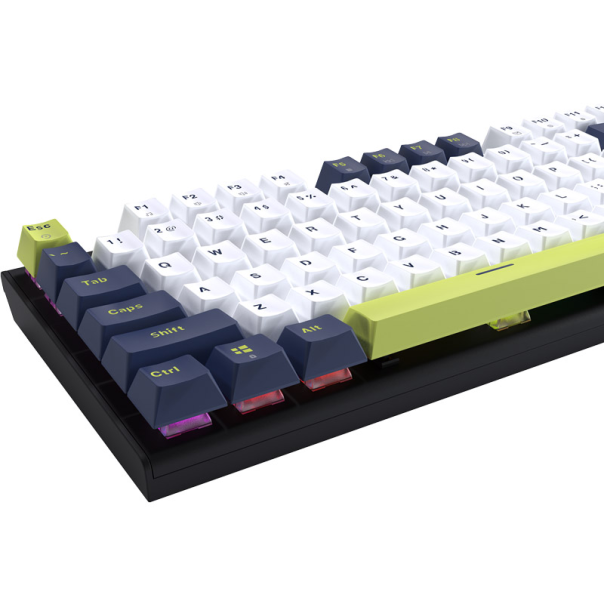 Tastatura mehanička Gaming Fantech MK877S RGB Atom 87S Mori bela (red switch) - G221863