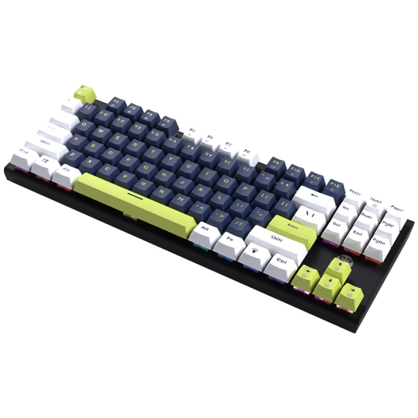 Tastatura mehanička Gaming Fantech MK877S RGB Atom 87S Mori plava (blue switch) - G221864