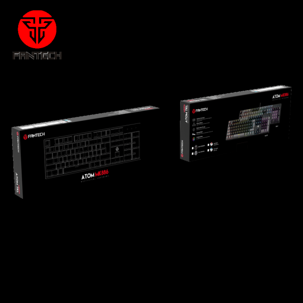 Tastatura Mehanicka Gaming Fantech MK886 RGB Atom siva (Blue switch) - 210650