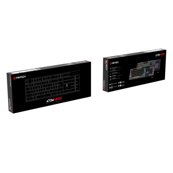 Tastatura mehanička Gaming Fantech MK886 RGB Atom TKL crna (Blue switch) - G207879