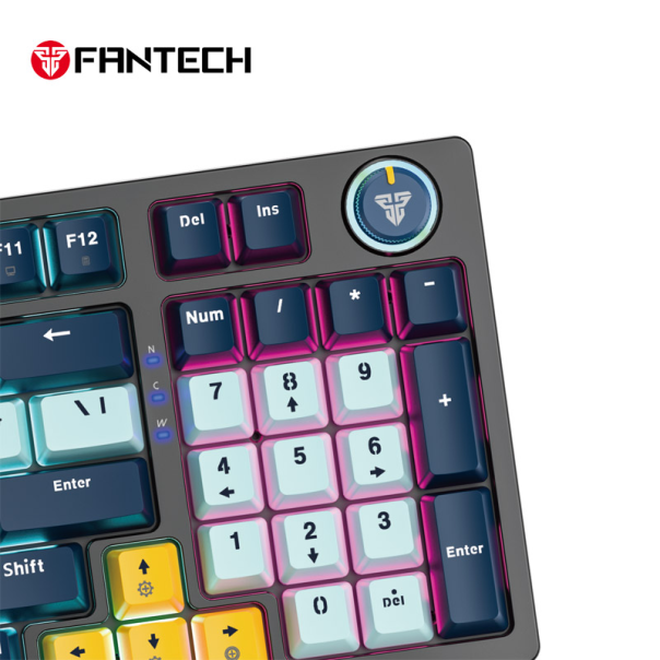 Tastatura mehanička Gaming Fantech MK890 RGB Atom MK96 SkyBlue (Blue switch) - G216762