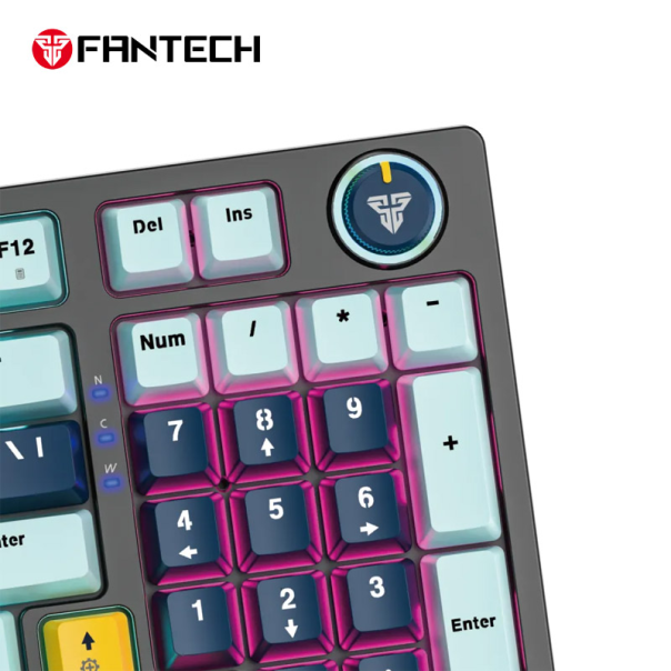 Tastatura mehanička Gaming Fantech MK890 RGB Atom MK96 SkyBlue (Red switch) - G216763