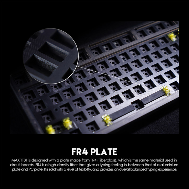 Tastatura mehanička Gaming Fantech MK910 RGB PBT MaxFit 81 Frost Wireless (blue switch) - G206627
