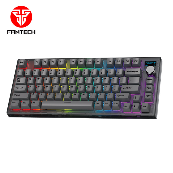 Tastatura mehanička Gaming Fantech MK910 RGB PBT MaxFit 81 Frost Wireless (blue switch) - G206627