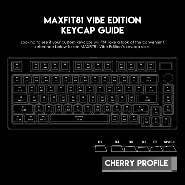 Tastatura mehanička Gaming Fantech MK910 RGB Vibe Maxfit 81 Grand Cobalt Wireless (Yellow switch) - G211104