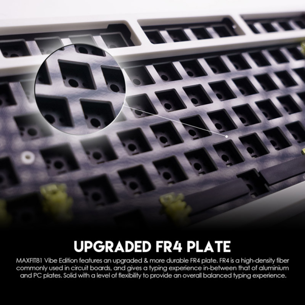 Tastatura mehanička Gaming Fantech MK910 RGB Vibe Maxfit 81 Royal Prince Wireless (Yellow switch) - G211105