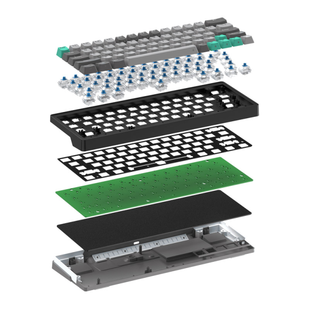 Tastatura mehanička Gaming Fantech MK912 RGB ATOM PRO63 Wireless Mercury (blue switch) - G214906