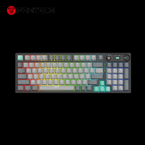 Tastatura Mehanicka Gaming Fantech MK914 RGB Atom PRO96 Wireless Mercury (blue switch) - 216764