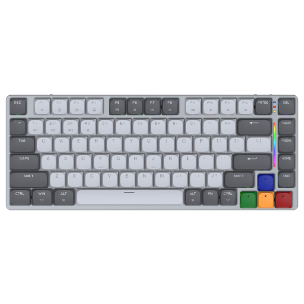 Tastatura mehanička Gaming Fantech MK915 RGB Maxfit AIR83 Wireless gray (brown switch) - G218379