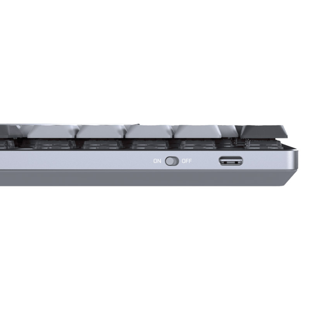 Tastatura mehanička Gaming Fantech MK915 RGB Maxfit AIR83 Wireless gray (red switch) - G218380