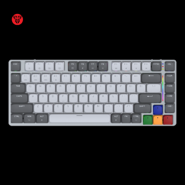 Tastatura Mehanicka Gaming Fantech MK915 RGB Maxfit AIR83 Wireless grey (brown switch) - 218379