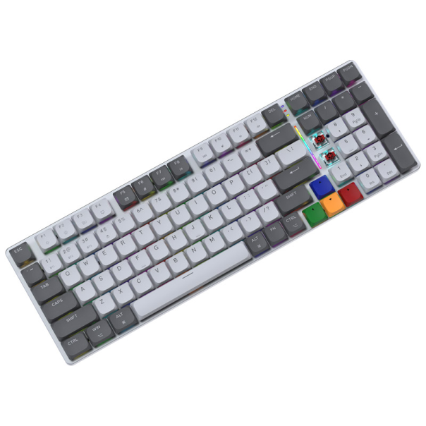 Tastatura mehanička Gaming Fantech MK916 RGB Maxfit AIR99 Wireless gray (red switch) - G218382