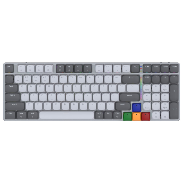 Tastatura mehanička Gaming Fantech MK916 RGB Maxfit AIR99 Wireless gray (red switch) - G218382