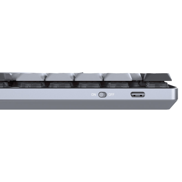 Tastatura mehanička Gaming Fantech MK916 RGB Maxfit AIR99 Wireless gray (brown switch) - G218381