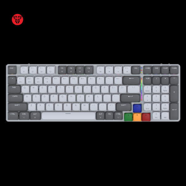 Tastatura Mehanicka Gaming Fantech MK916 RGB Maxfit AIR99 Wireless grey (brown switch) - 218381