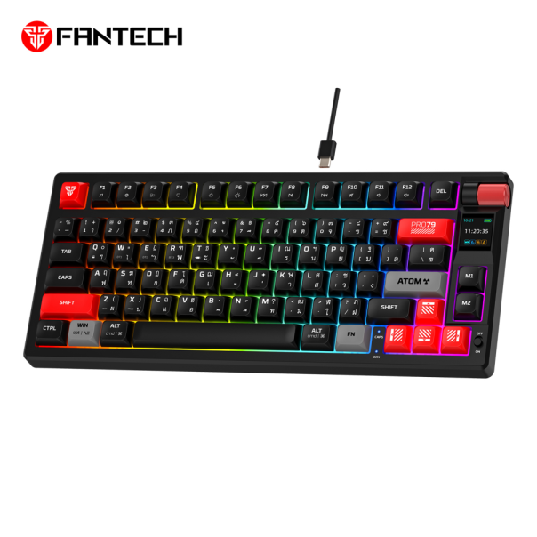 Tastatura mehanička Gaming Fantech MK917 RGB Atom PRO79 Wireless crna (Blue switch) - 220814