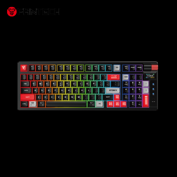 Tastatura mehanička Gaming Fantech MK918 RGB Atom PRO97 Wireless crna (Blue switch) - 220818