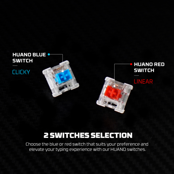 Tastatura mehanička Gaming Fantech MK918 RGB Atom PRO97 Wireless crna (Blue switch) - 220818