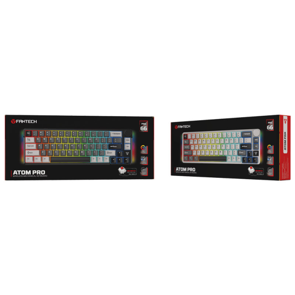 Tastatura mehanička Gaming Fantech MK919 Atom PRO66 crna (Blue switch) - G221127