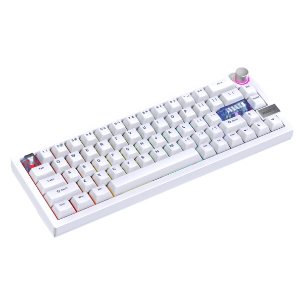 Tastatura mehanička Gaming Fantech MK920 RGB Maxfit 6 Wireless bela (white switch) - G221868