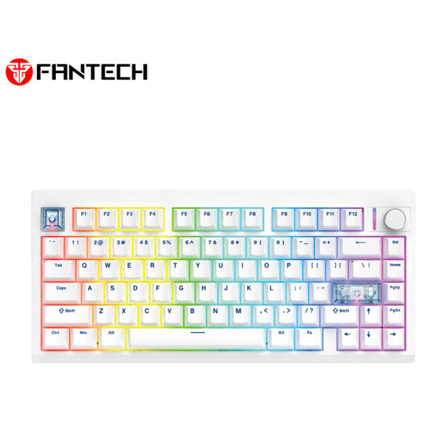 Tastatura mehanička Gaming Fantech MK921 Maxfit 8 Wireless bela (white switch) - G223716