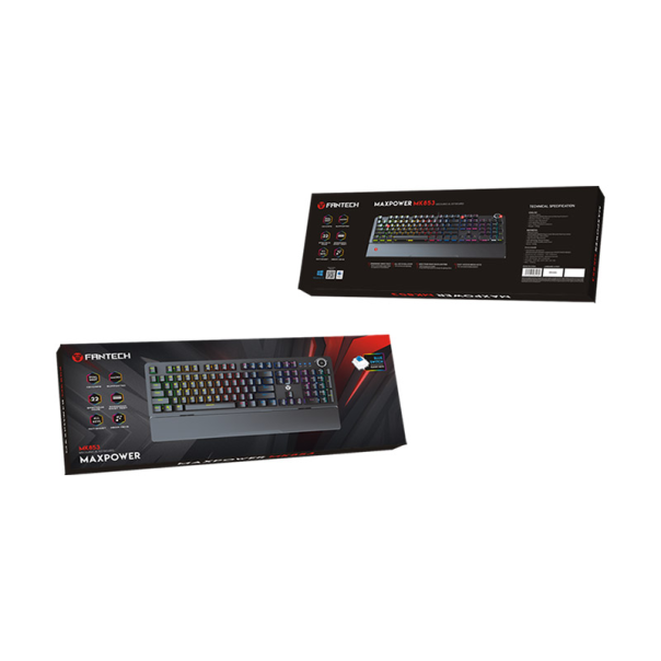 Tastatura mehanička Gaming Fantech MK853 RGB Maxpower crna (Red switch) - G89554