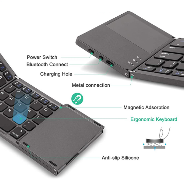 Tastatura Wireless sa touchpadom rasklopiva - 207955