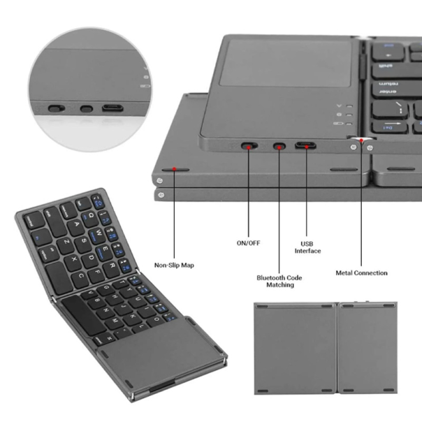 Tastatura Wireless sa touchpadom rasklopiva - 207955