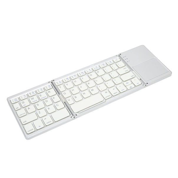 Tastatura Wireless sa touchpadom rasklopiva bela - 220371