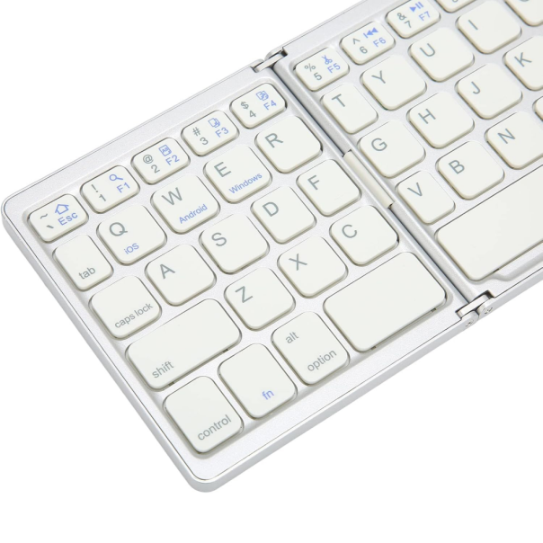 Tastatura Wireless sa touchpadom rasklopiva bela - 220371