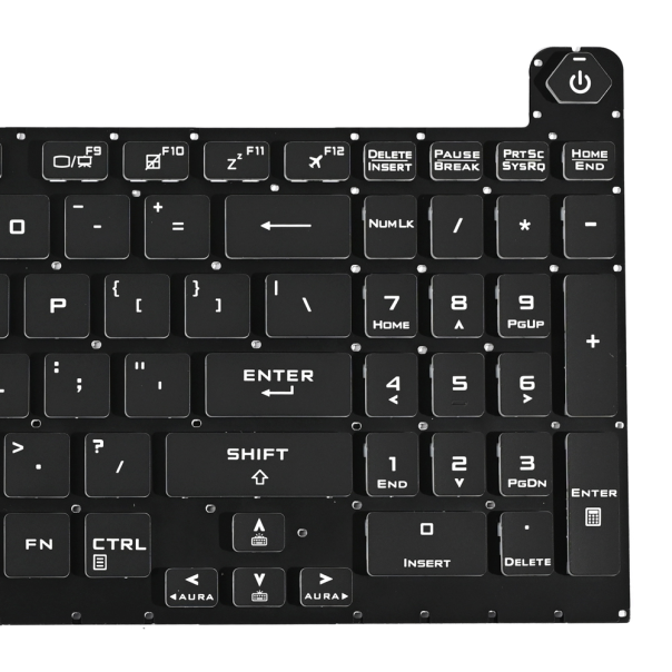 Tastatura za laptop Asus TUF Gaming FX506 FA506 FX706 FA706 veliki enter pozadinsko osvetljenje - 223198