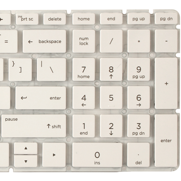 Tastatura za laptop HP 250 G6 bela - 204299