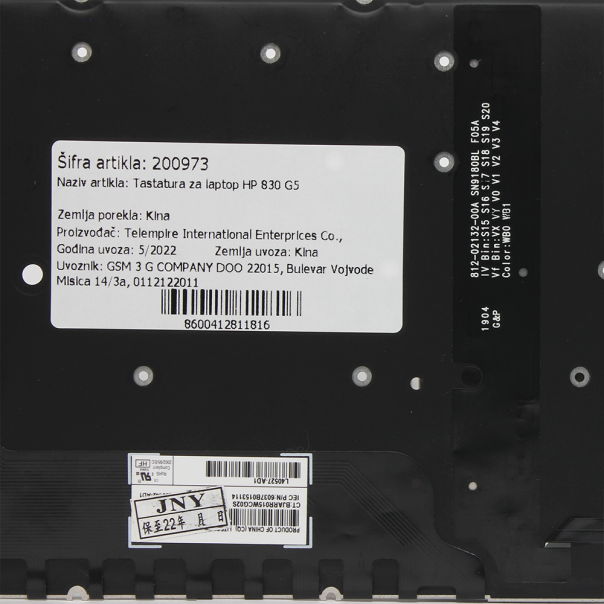 Tastatura za laptop HP X360 830 G6 - 200973-1-1