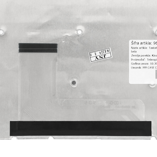 Tastatura za laptop Toshiba L50-B Veliki Enter bela - 96553-1