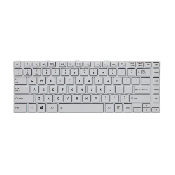 Tastatura za laptop Toshiba Satellite L800/L805/L830/L840/L845/C800/C800D bela - 59655
