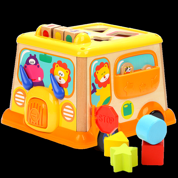 TOP BRIGHT Didaktička igračka - Školski autobus - 150185