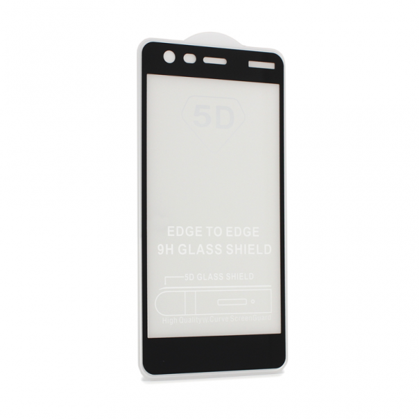 Zastitno Staklo Tempered glass 5D za Nokia 2 crni - 59680