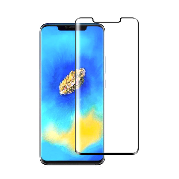 Zaštitno staklo za Huawei Mate 20 Pro crno. FULL GLUE - 029049