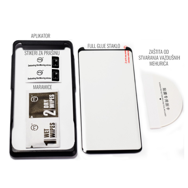 Zaštitno staklo za Samsung Note 8/ N950 crno. FULL GLUE - 020635